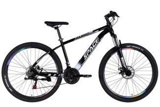 Велосипед AL 27.5" SPACE MERCURY DD FR рама-17" чорно-білий 2026