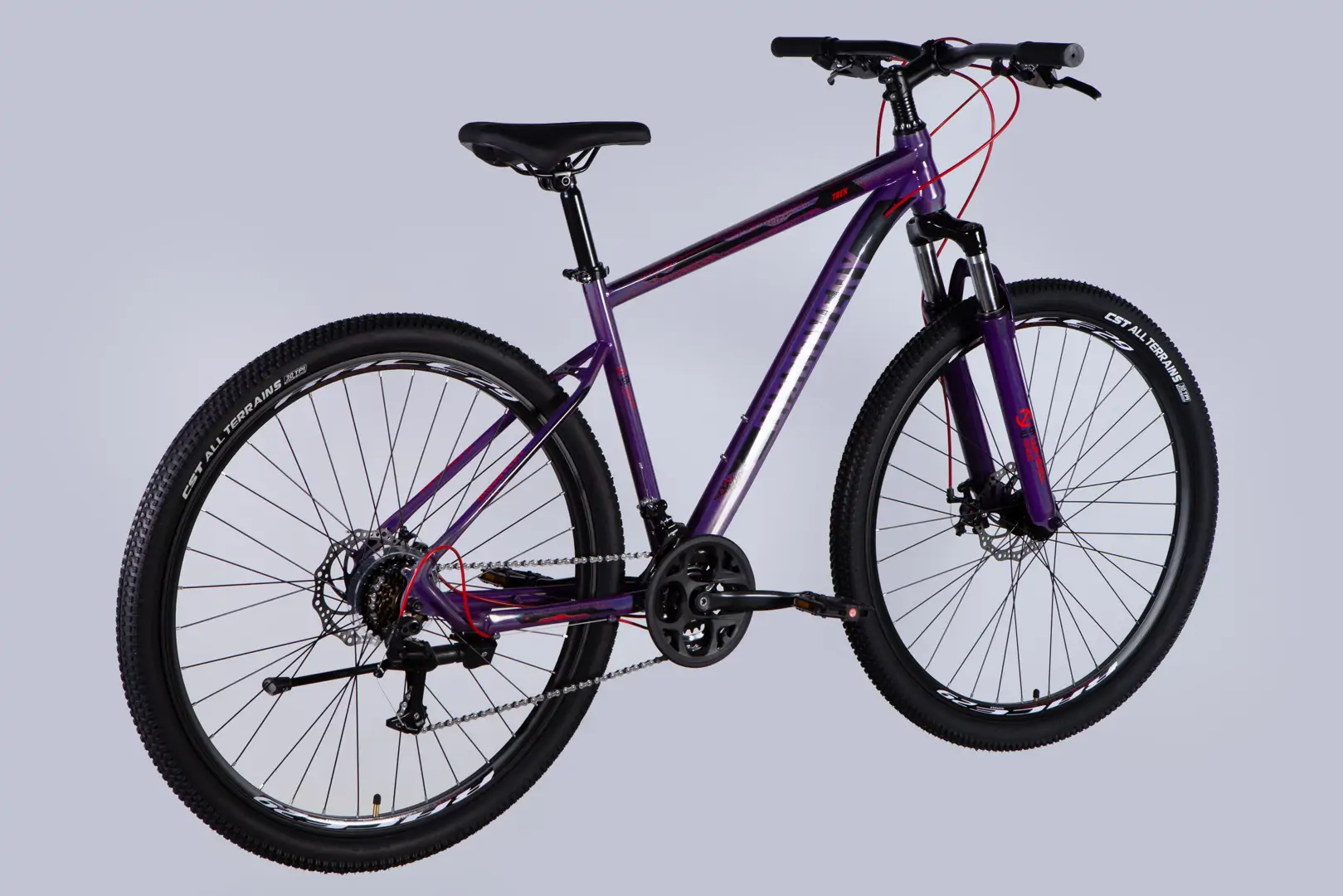 Велосипед ST 29" Discovery TREK DD FR рама-19" фіолетовий 2025 - Зображення 2