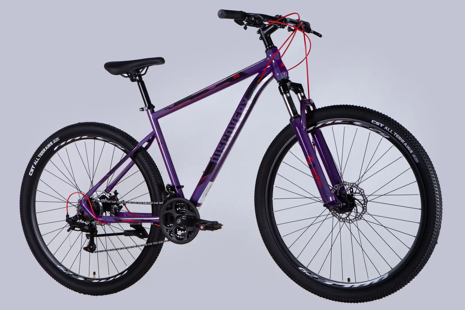 Велосипед ST 29" Discovery TREK DD FR рама-19" фіолетовий 2025 - Зображення 4