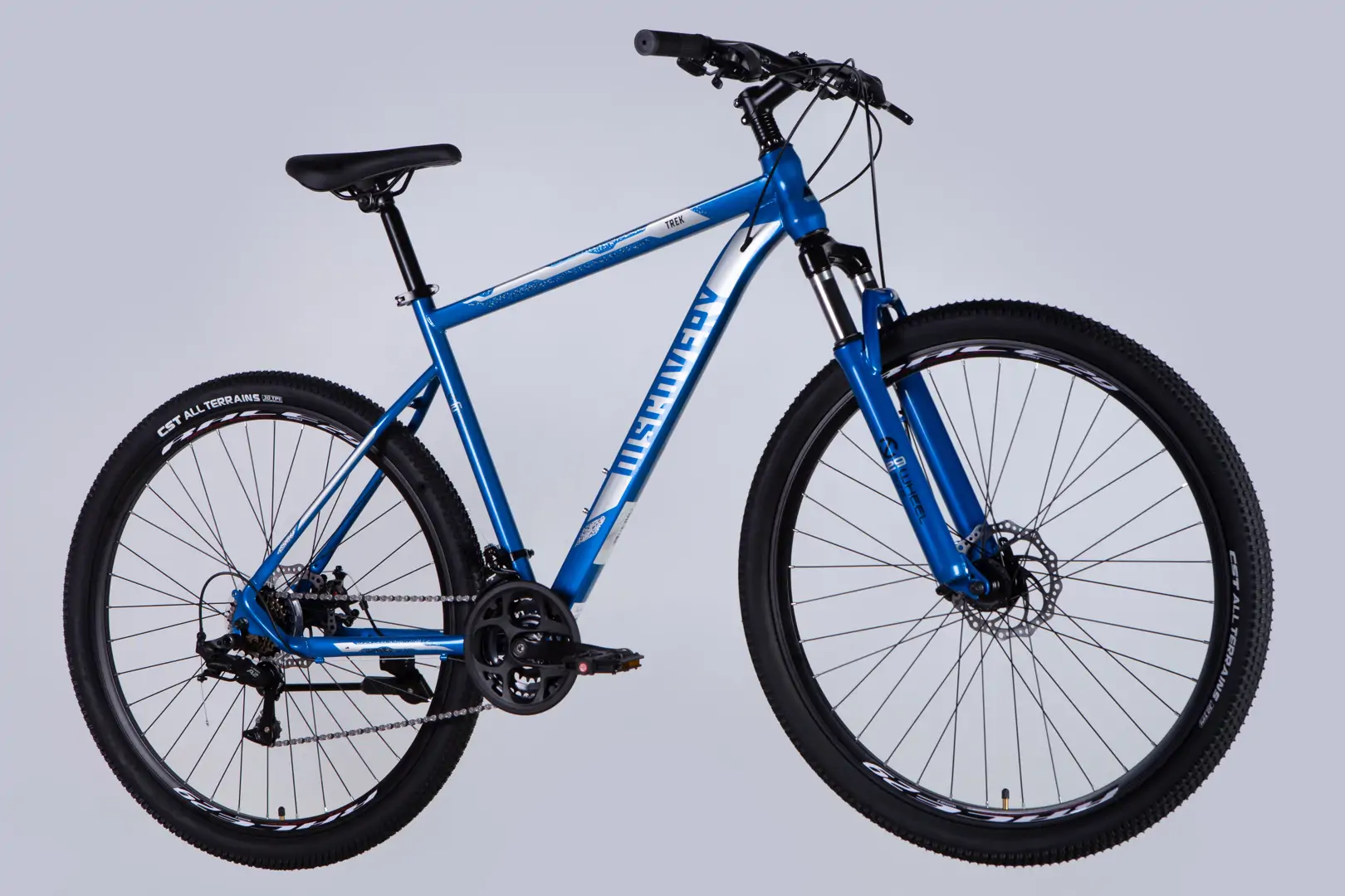 Велосипед ST 29" Discovery TREK DD FR рама-21" синьо-сріблястий 2025 - Зображення 3