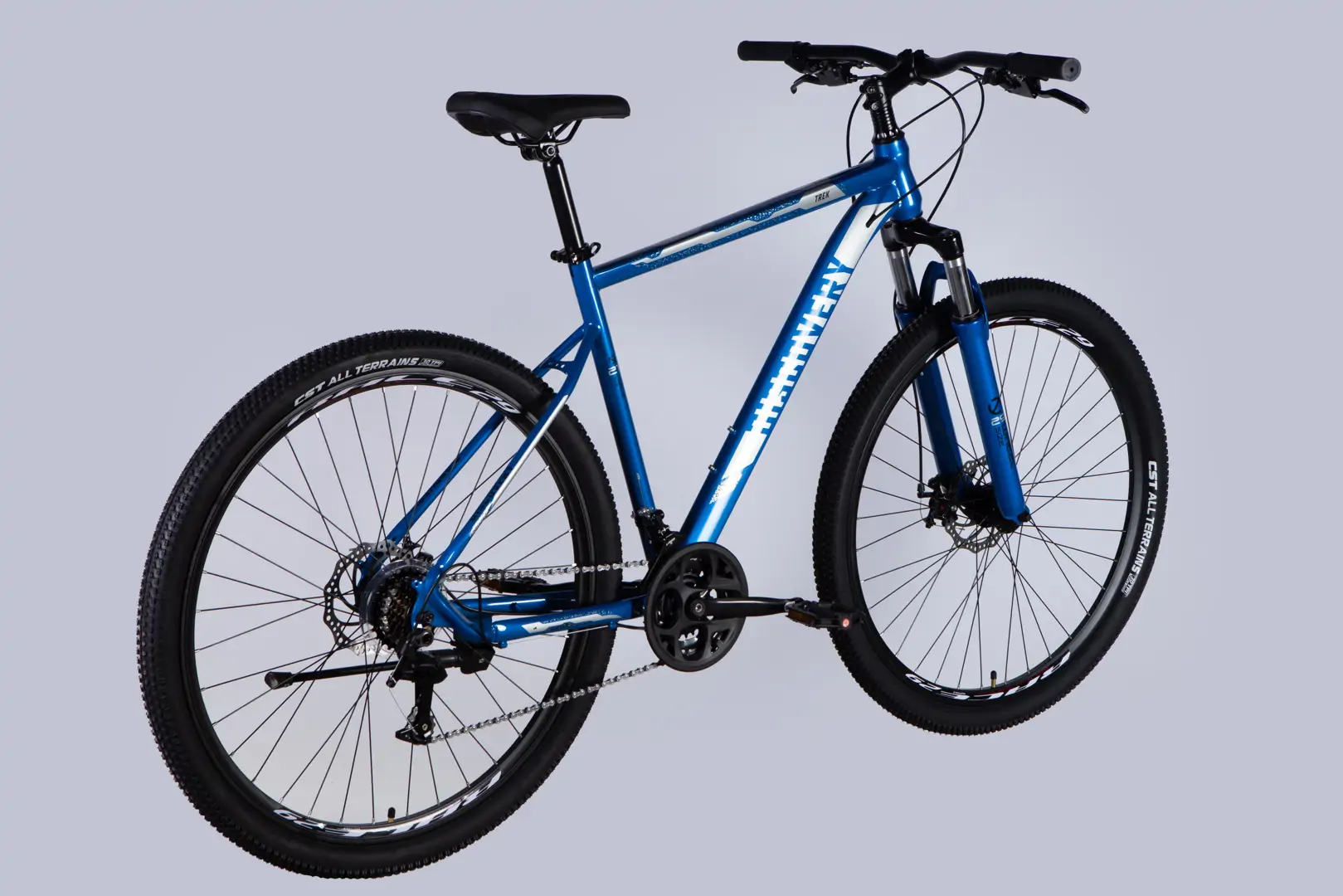 Велосипед ST 29" Discovery TREK DD FR рама-21" синьо-сріблястий 2025 - Зображення 5
