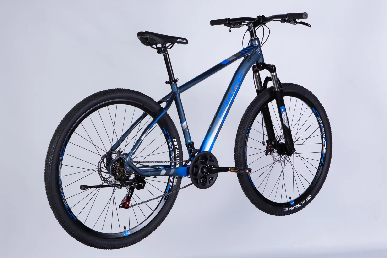 Велосипед AL 29" SPACE MERCURY DD FR рама-18" сіро-синій 2026 - Зображення 2