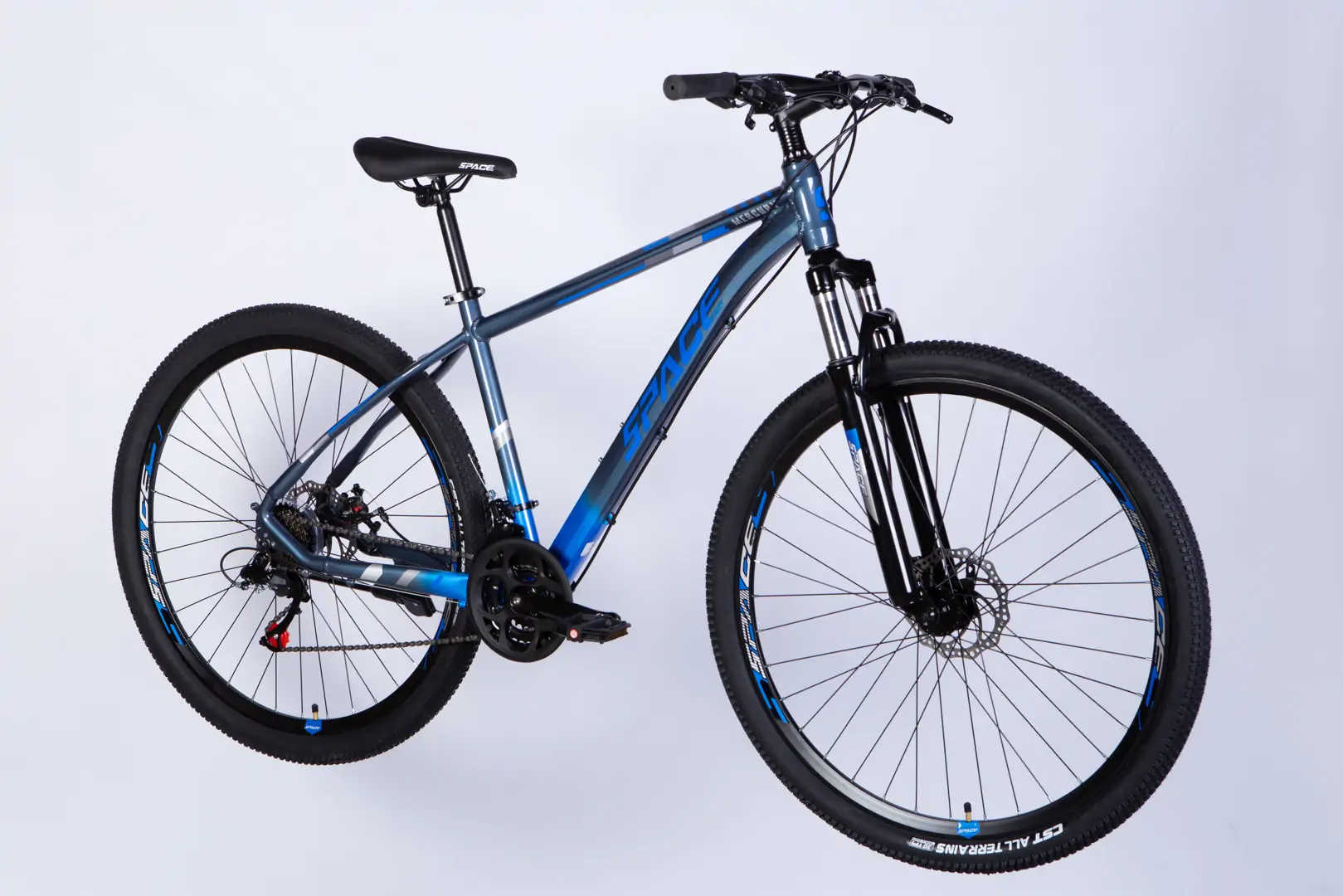 Велосипед AL 29" SPACE MERCURY DD FR рама-18" сіро-синій 2026 - Зображення 3
