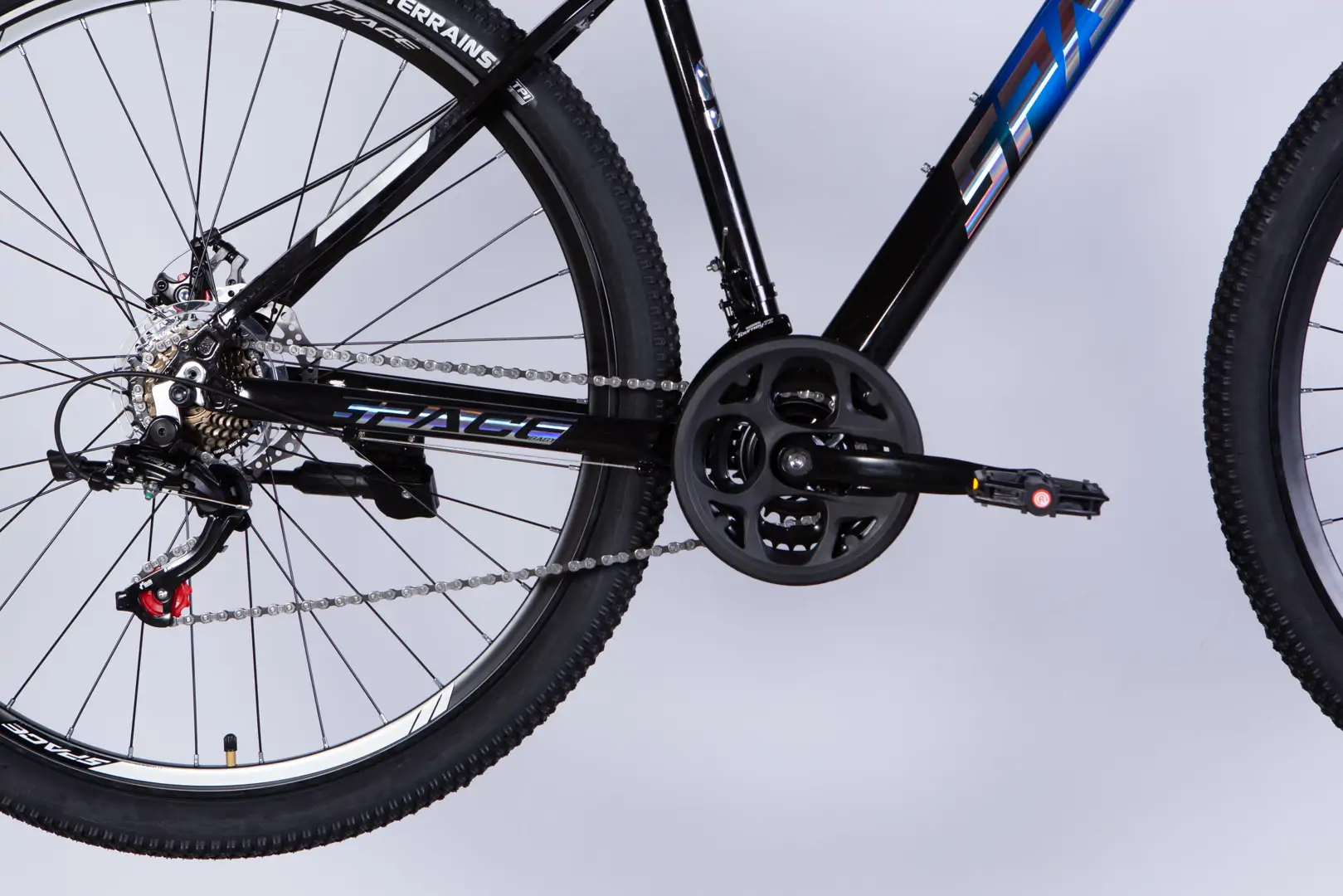 Велосипед AL 29" SPACE PHAETON DD FR рама-18" чорно-синій 2026 - Зображення 4