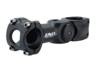 Виніс керма Алюмiнiй безрізьб. 1-1/8" 31.8мм довжина - 110мм регульований Kalloy "UNO" AS-820 чорний
