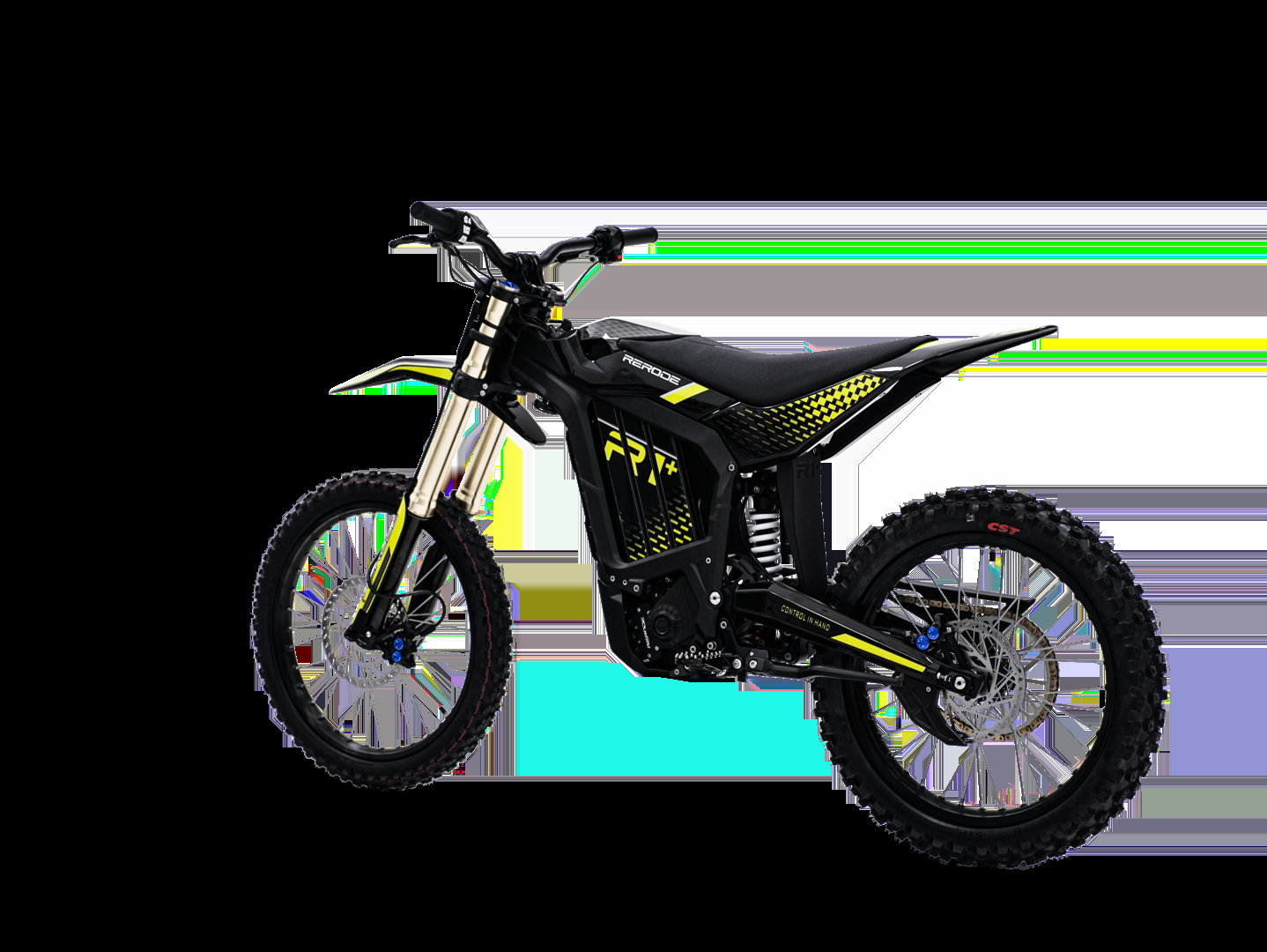 Мотоцикл R1+ 19/18" 72 B 2500 Вт 40 А*г чорний з жовтим - Зображення 3