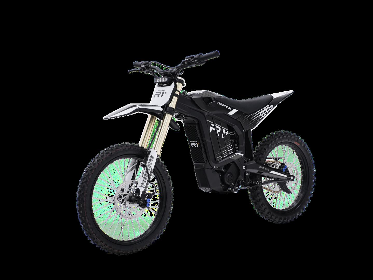 Мотоцикл R1+ 19/18" 72 B 2500 Вт 40 А*г чорний з білим