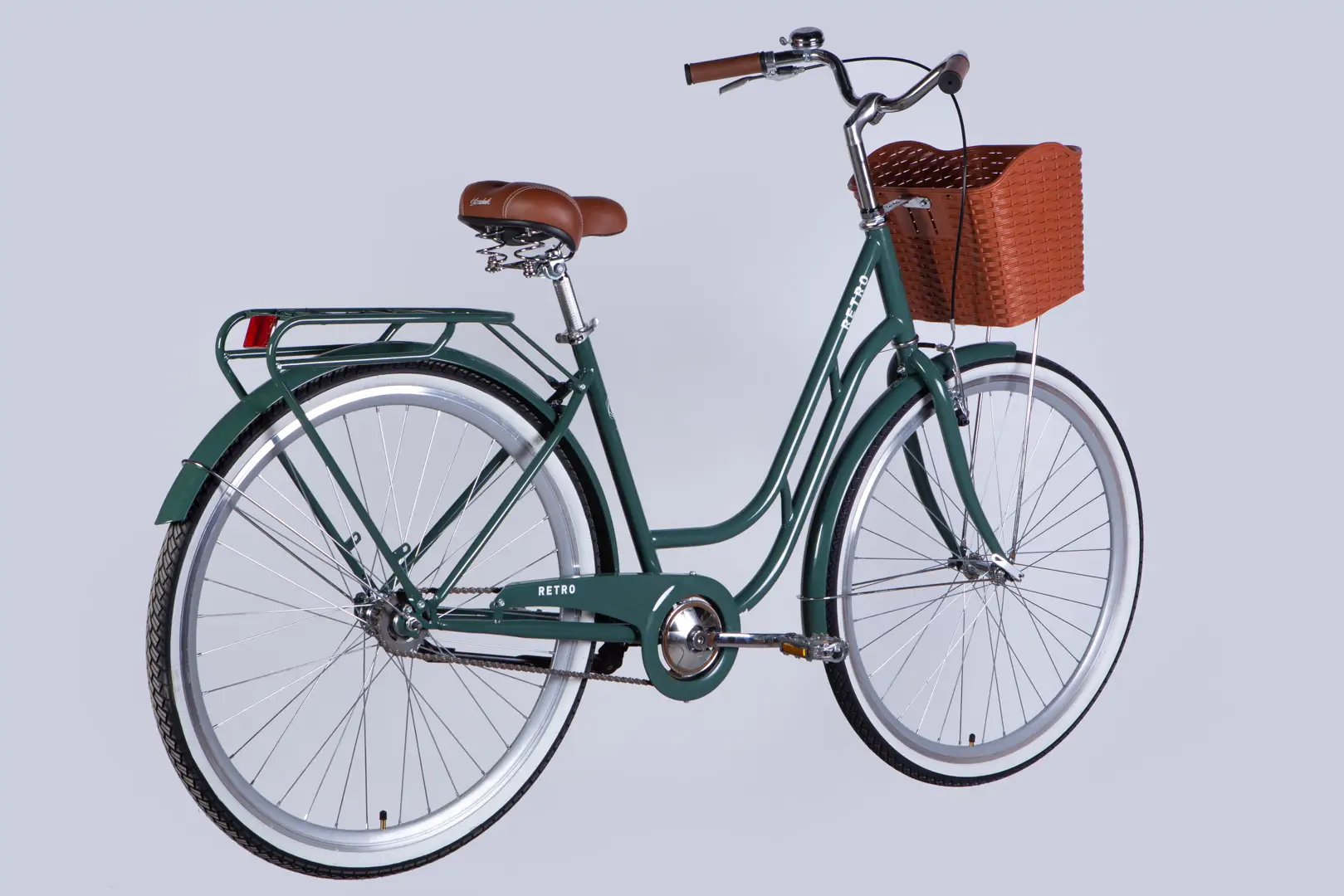 Велосипед ST 28" Dorozhnik RETRO Velosteel рама-19" зелено-сірий 2026 - Зображення 2