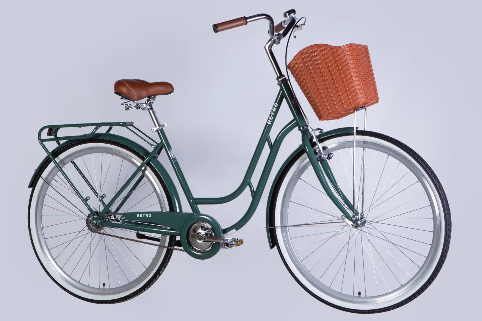 Велосипед уцінений ST 28" Dorozhnik RETRO Velosteel рама-19" зелено-сірий 2026 - Зображення 4