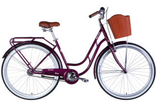 Велосипед уцінений ST 28" Dorozhnik RETRO Velosteel рама-19" малиновий 2026