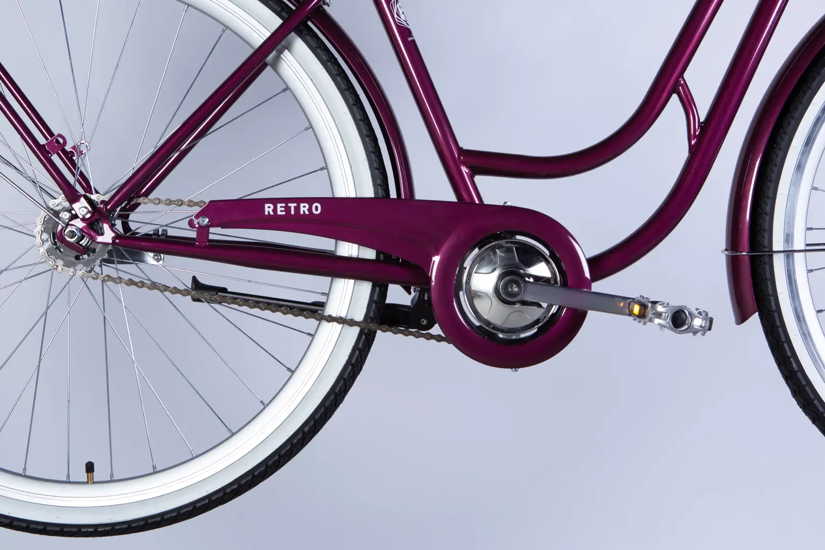 Велосипед уцінений ST 28" Dorozhnik RETRO Velosteel рама-19" малиновий 2026 - Зображення 2