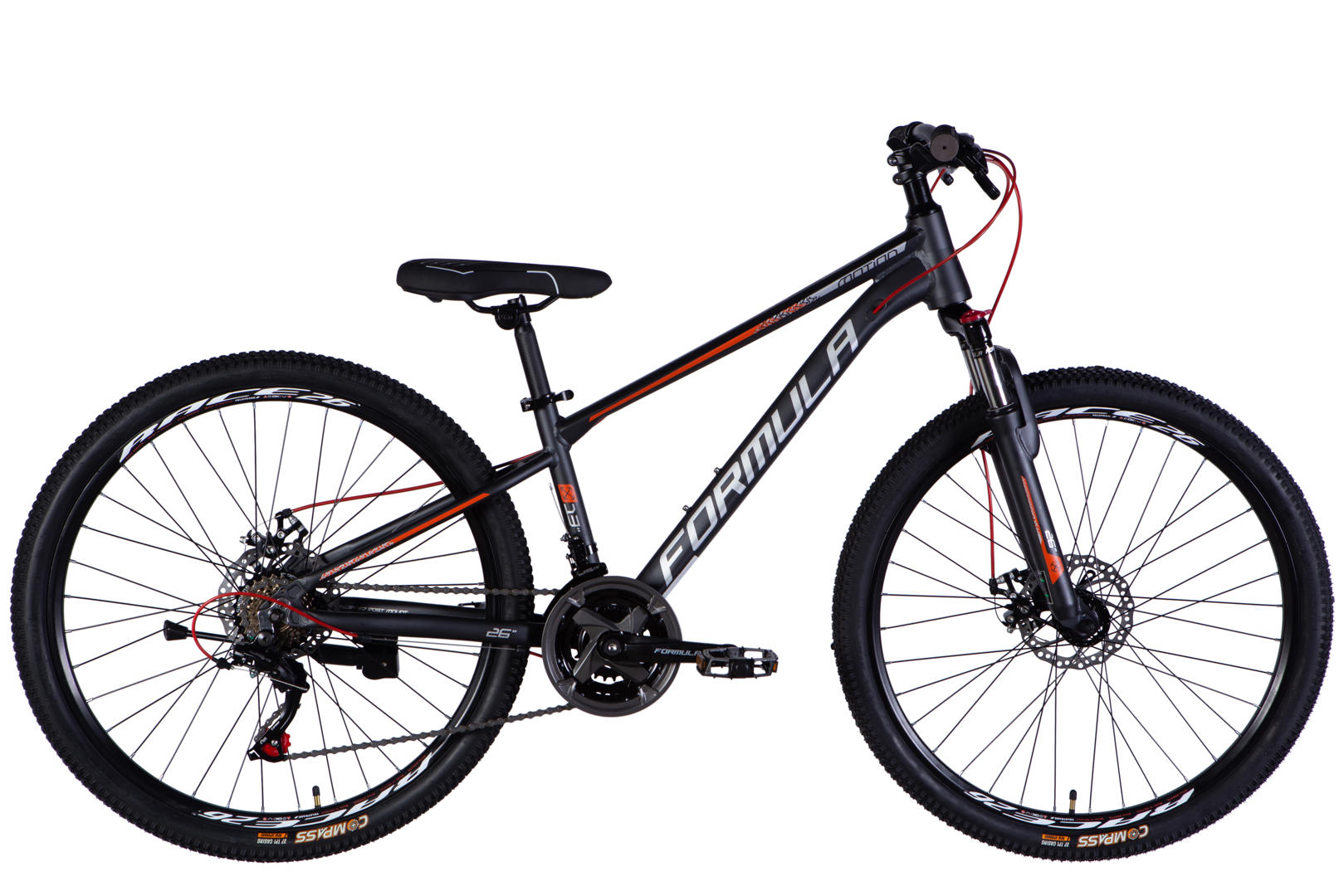 Велосипед AL 26" Formula MOTION DD FR рама-13" темно-сірий 2026