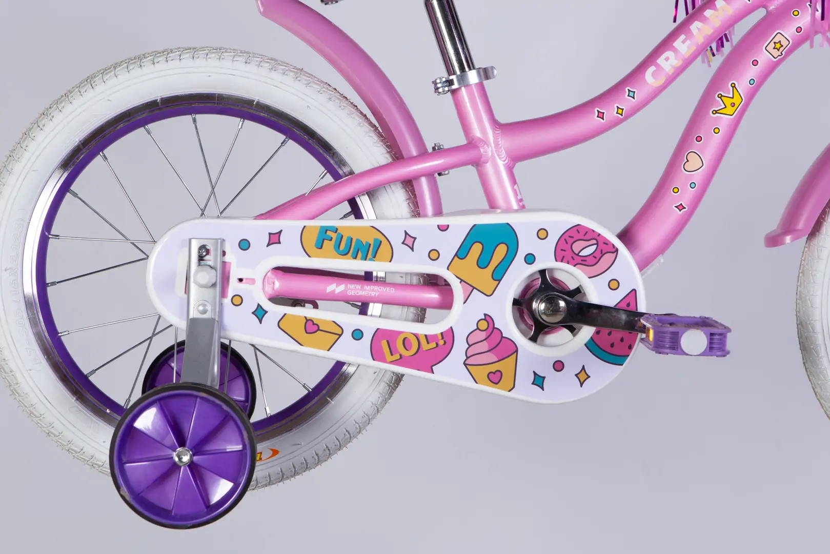 Велосипед AL 16" Formula Kid CREAM BH рама-8,5" бузковий 2026 - Зображення 2