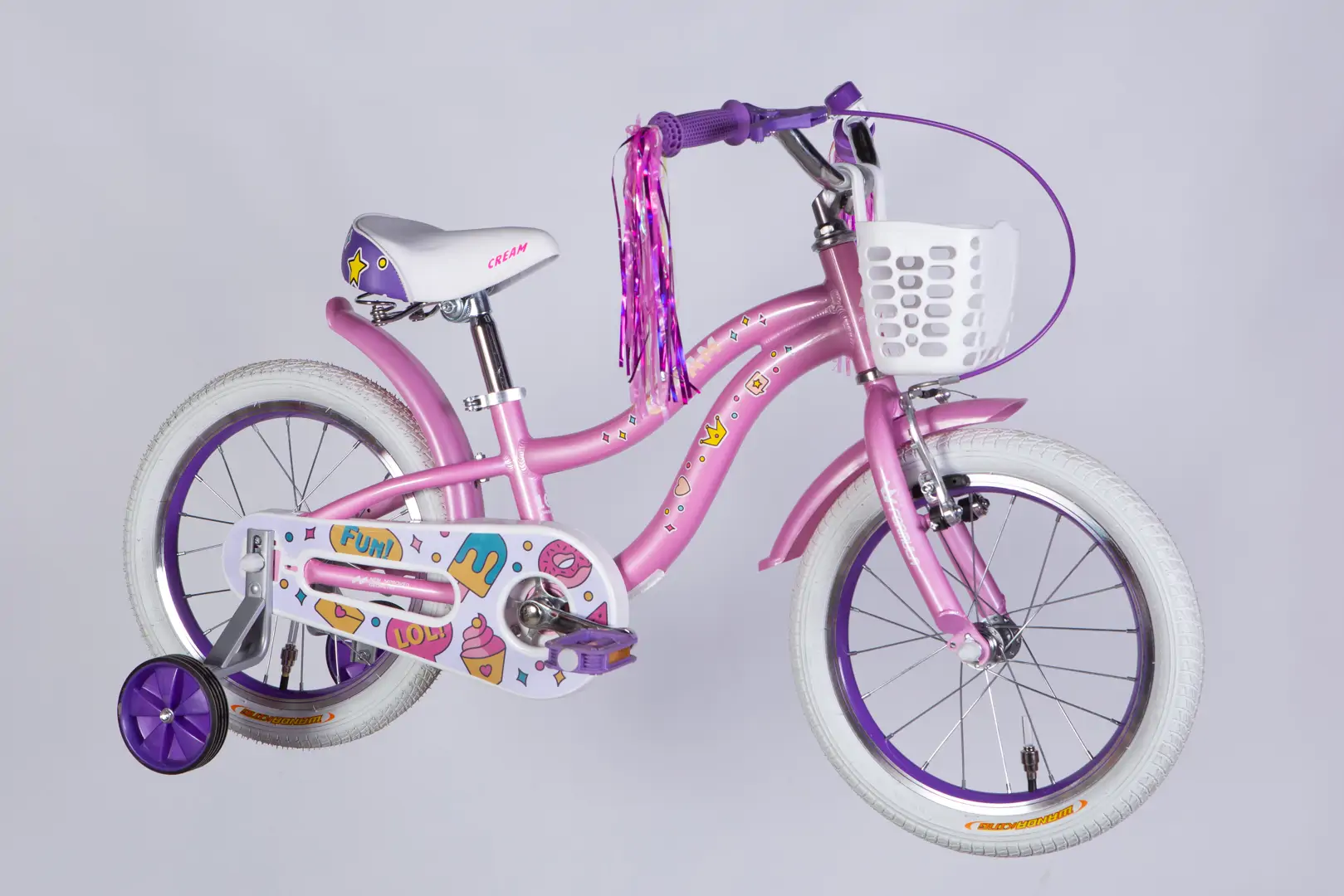 Велосипед AL 16" Formula Kid CREAM BH рама-8,5" бузковий 2026 - Зображення 4