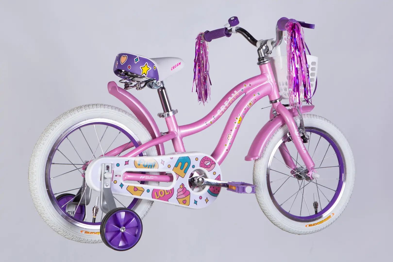 Велосипед AL 16" Formula Kid CREAM BH рама-8,5" бузковий 2026 - Зображення 7
