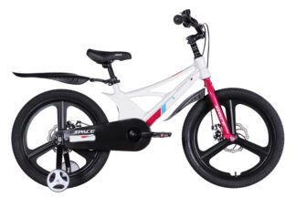 Велосипед MG 20" SPACE KID STAR DD рама-11" білий з рожевим 2026