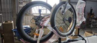 Велосипед уцінений ST 24" DAVI DAVI Vbr FR рама-14" рожевий з чорною покришкою 2026