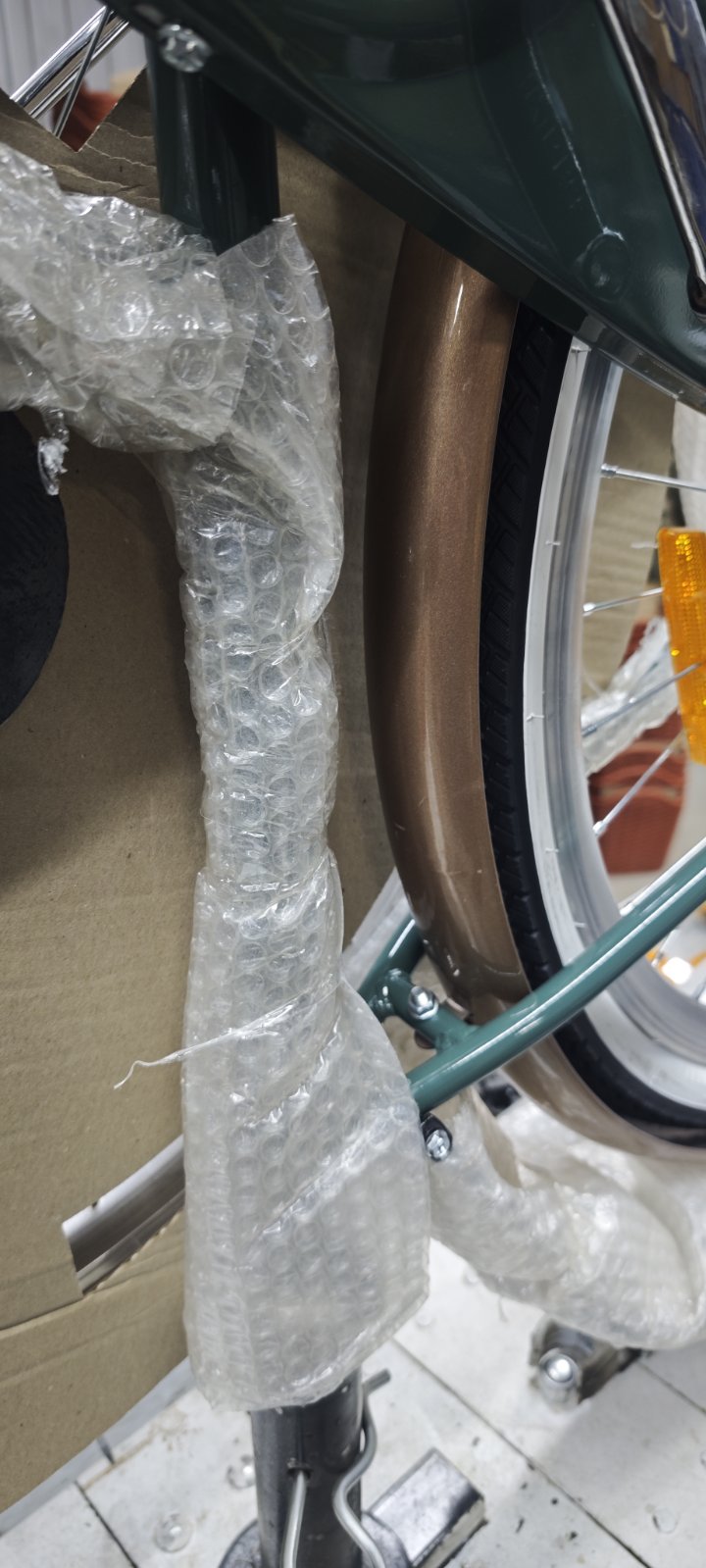 Велосипед уцінений ST 28" Dorozhnik RETRO Velosteel рама-19" зелено-сірий 2026 - Зображення 3