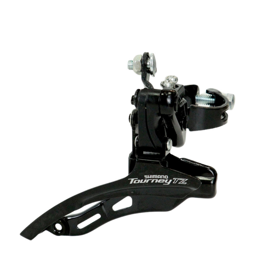 Перемикач перед. н/тяга  верхн. хомут 3 max-42T 31.8мм SHIMANO FD-TZ500 чорний (УДАЛИТЬ)