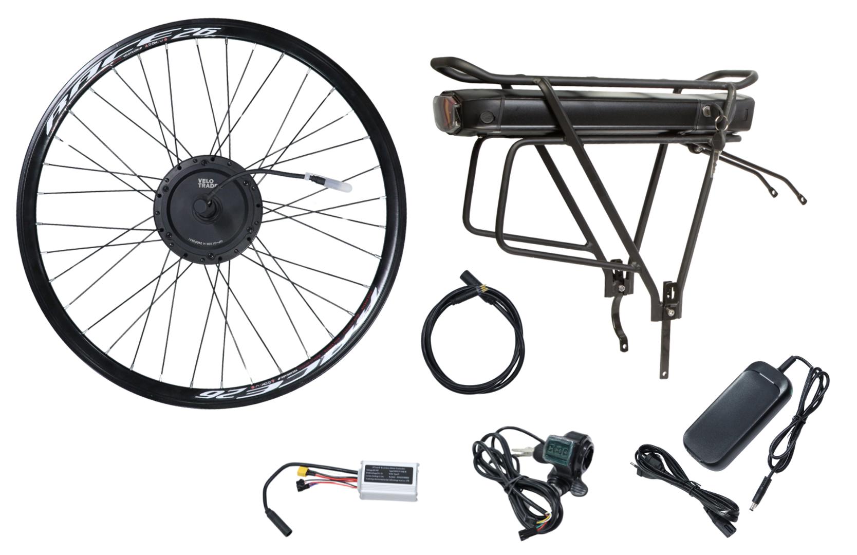 Електричний набір 26" задній на багажник 36B 12.5А*г 500Вт