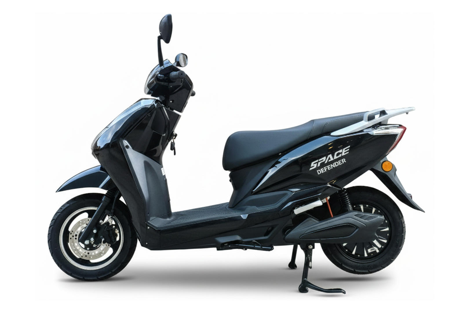 Електроскутер SPACE DEFENDER 12" 72B 2500Вт 32А*г диск/барабан літієва чорний 2026