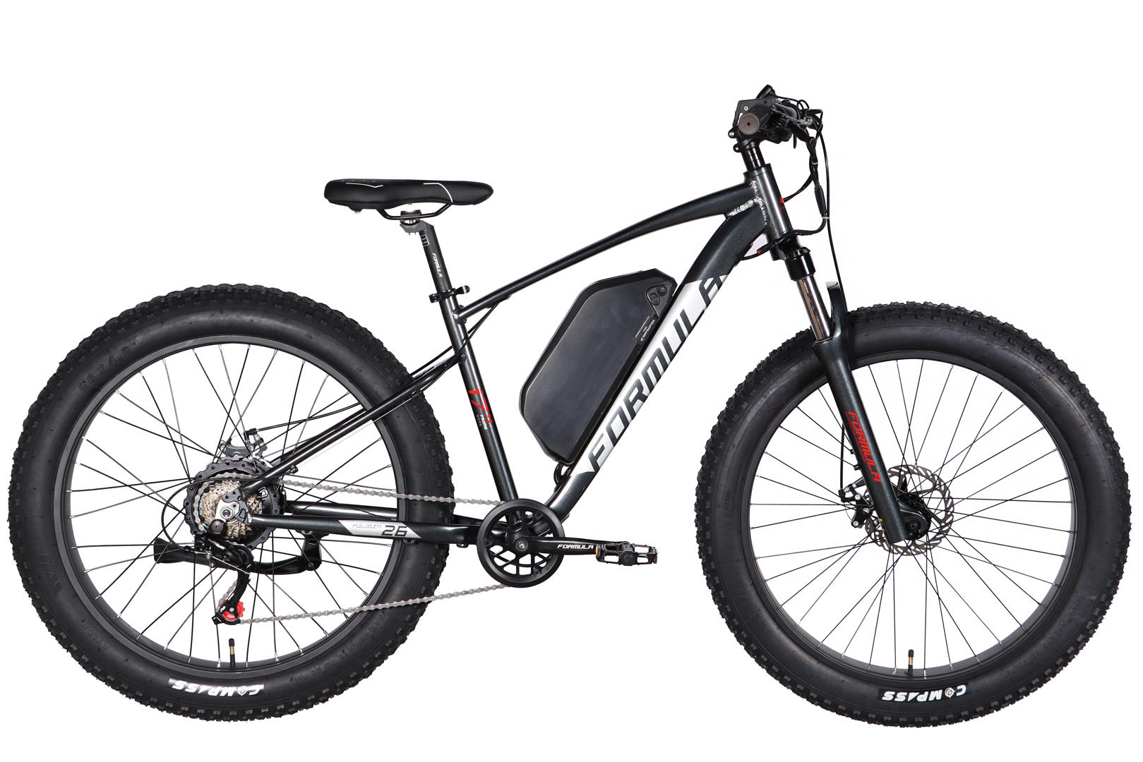 Велосипед з електроприводом 26" AL Formula ePALADIN DD FR рама-17" 48B 15.6А*г 500Вт темно-сріблястий 2026