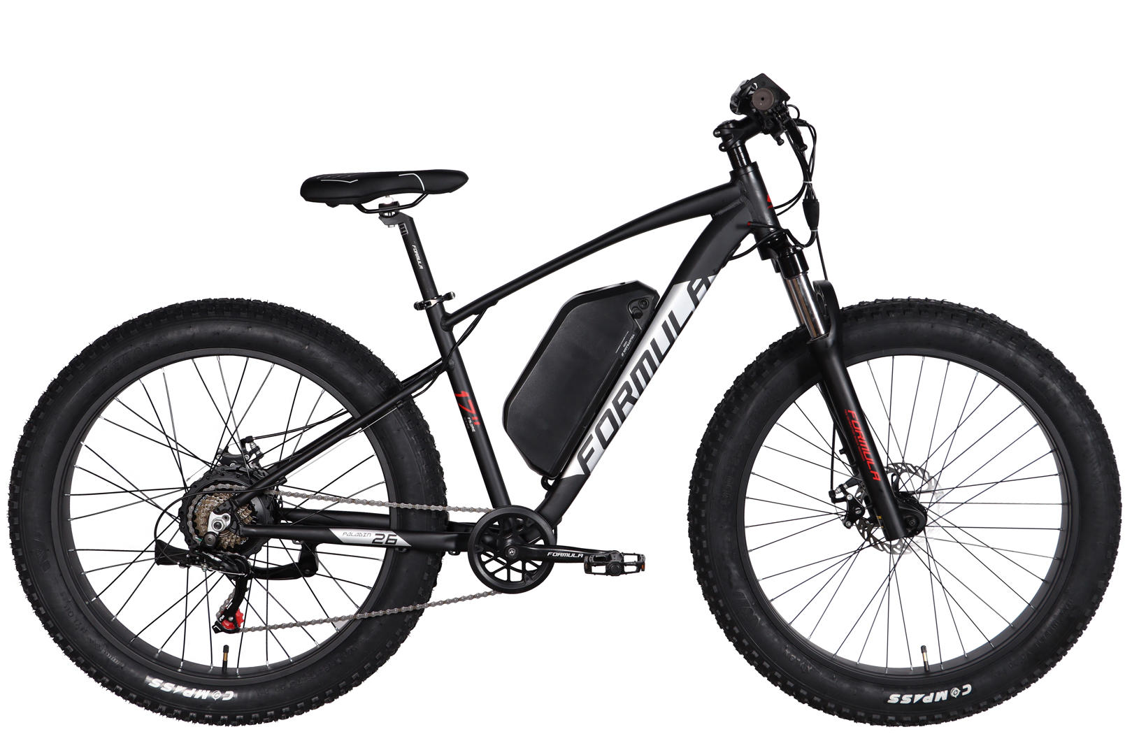 Велосипед з електроприводом 26" AL Formula ePALADIN DD FR рама-17" 48B 15.6А*г 500Вт чорний (матовий) 2026