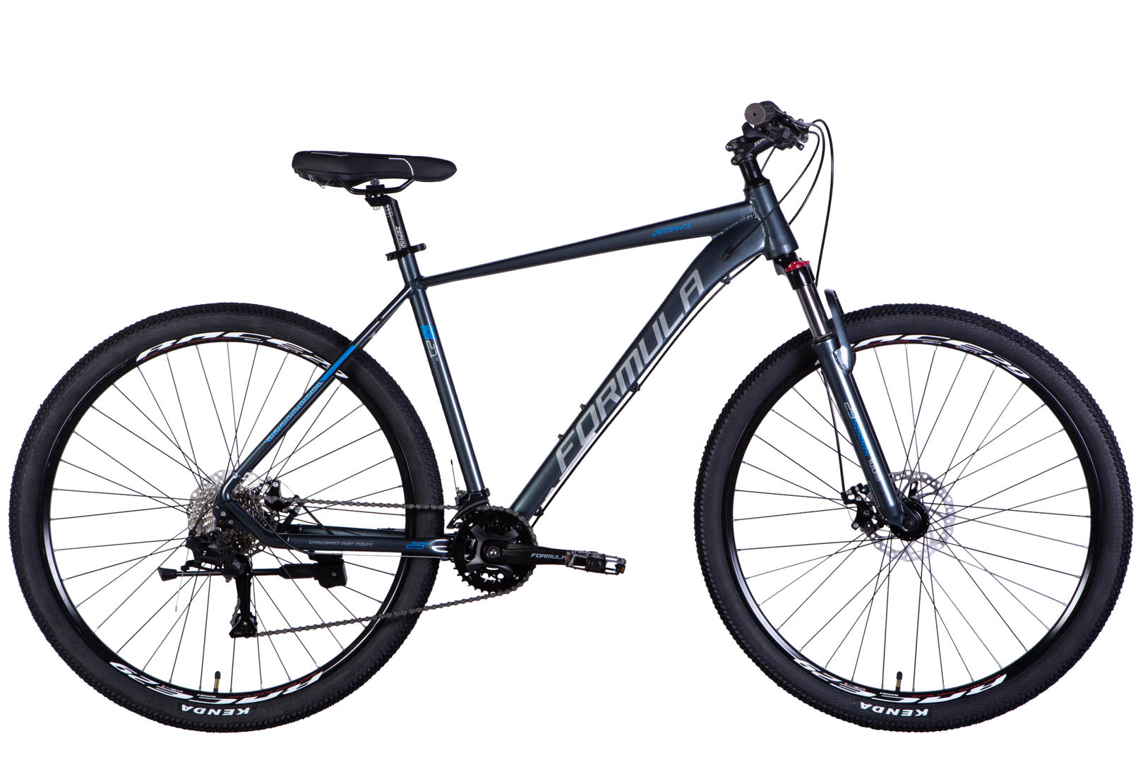 Велосипед AL 29" Formula ZEPHYR 3.0 DD CS рама-21" темно-сірий 2026